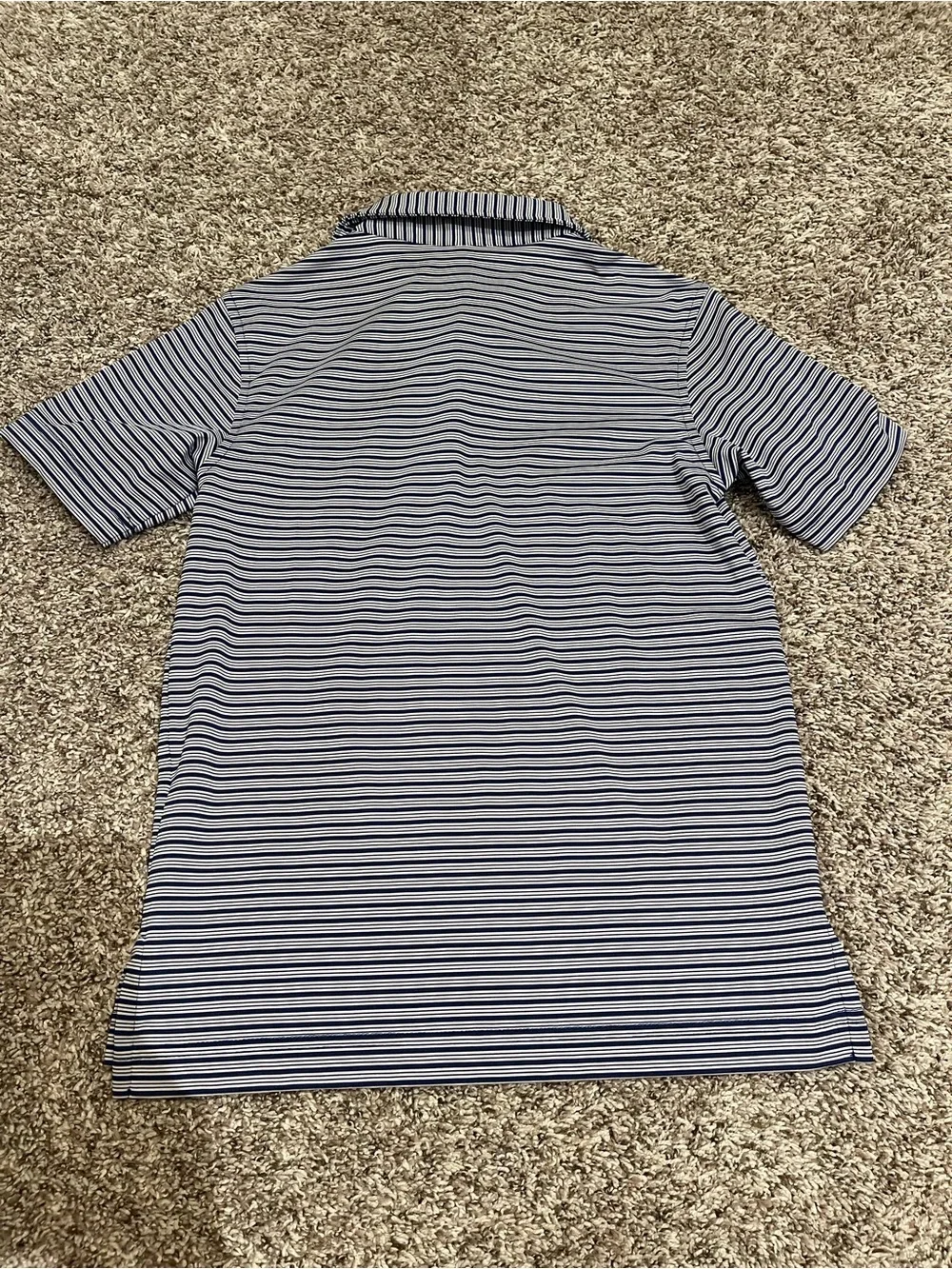 Peter Millar Stripe Stretch Jersey Polo Boys Youth Size Small 7-8